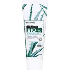 MONOPRIX BIO Dentifrice blancheur 75ml