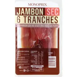MONOPRIX Jambon sec 120g