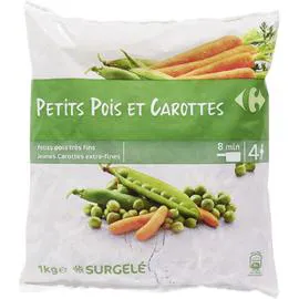 CARREFOUR Petits pois carottes 1kg