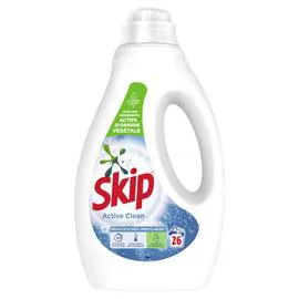 SKIP Lessive liquide active clean 26 lavages 1,205l
