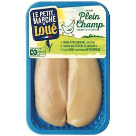 LE PETIT MARCHÉ DE LOUÉ Plein Champs Filet De Poulet X2 300g