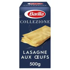 BARILLA, COLLEZIONE Pâtes lasagnes aux Oeufs 500g