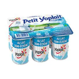 YOPLAIT, PETIT YOPLAIT Fromage frais nature 3,8% MG 6x60g