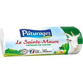 PÂTURAGES Le Sainte-Maure fromage de chèvre 200g