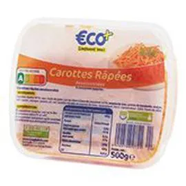 ECO+ Carottes râpées Assaisonnées 500g