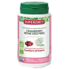 SUPER DIET Complement Alimentaire Cranberry & Reine des Près Bio x90 l'unité
