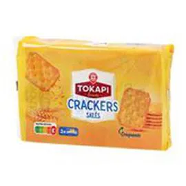 MARQUE REPÈRE, TOKAPI Biscuits Crackers Nature 3x100g