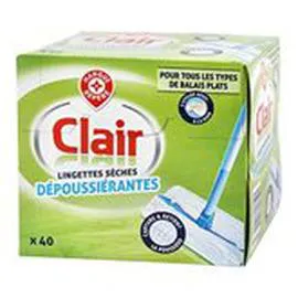 MARQUE REPÈRE, CLAIR Lingettes Dépoussiérantes - x40 x40 