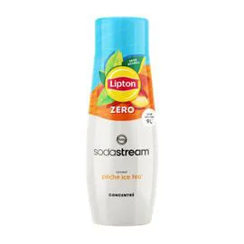 SODASTREAM Concentré Lipton Ice Tea saveur Pêche Zéro 440ml