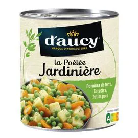 D'AUCY Légumes cuisinés poêlée jardinière 580g