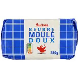 AUCHAN Beurre moulé doux 250g