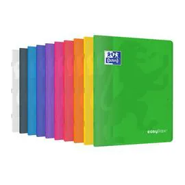 OXFORD Ahier EasyBook 24x32cm Petits Carreaux 5mm Margés 96 Pages Agrafées l'unité