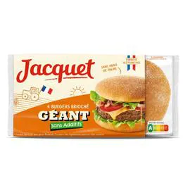 JACQUET Pain brioché hamburger 320g