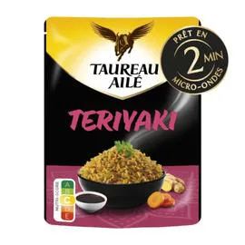 TAUREAU AILÉ RIZ EXPRESS Basmati façon Teriyaki 220g