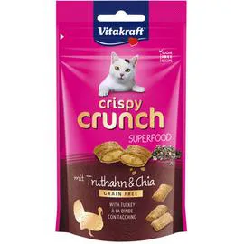 VITAKRAFT Crispy Crunch Superfood Dinde Et Graines De Chia 60g