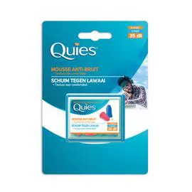 QUIES Quies Protection auditive disco, 2 paires l'unité