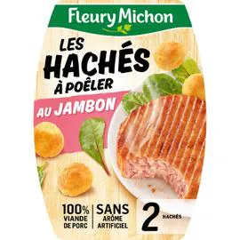 FLEURY MICHON Haché de jambon à poêler 190g