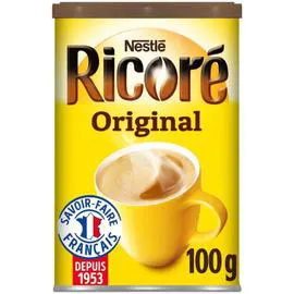NESTLÉ, RICORÉ Café & Chicorée solubles Original Boîte 100g