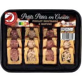 Pâtés en croutes poulet moutarde et nature (254g)