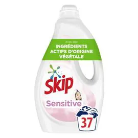 SKIP Lessive Liquide Sensitive Peaux Sensibles & Bébé 1,665l