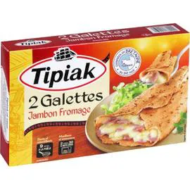 TIPIAK Galettes jambon fromage 250g