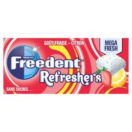 FREEDENT Refresher fraise citron handypack de 8 cubes 18g