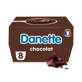 DANONE, DANETTE Crème dessert chocolat 8x125g