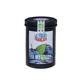 LE FRUIT FRANÇAIS Confiture Bio à la Myrtille 250g
