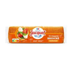 JACQUET Pain de mie Brioché Spécial Toasts 250g