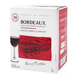 ECO+ AOP vin rouge Bordeaux Bernard Cordelier 3l