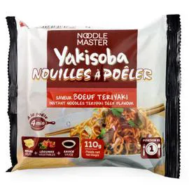 NOODLE MASTER Nouilles Yakisoba à poêler saveur boeuf citron 110g