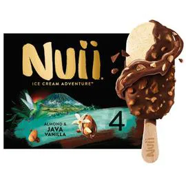 NUII Glaces amandes & vanille de Java 268g