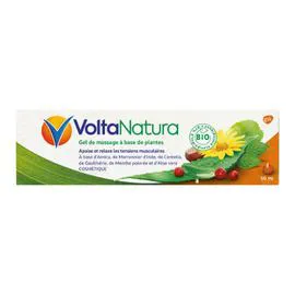 VOLTANATURA Gel de massage apaise et relles tensions musculaires Bio 50ml