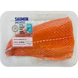 INTERMARCHÉ Filet de saumon sans arêtes, sans OGM 525g
