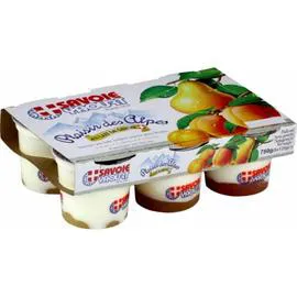 SAVOIE YAOURT Yaourts Fruits jaunes 6x125g