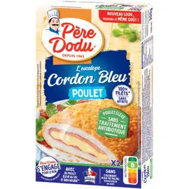 DOUCE FRANCE, PÈRE DODU Cordon bleu de poulet 200g