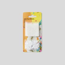 MONOPRIX Maison 20 Bougies Blanches l'unité