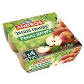 ANDROS Compotes pommes 4x100g