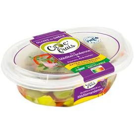 CROC'FRAIS Olives vertes poivrons ail herbes 200g