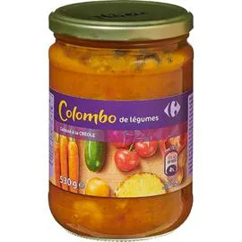 CARREFOUR Colombo de légumes à la créole 530g