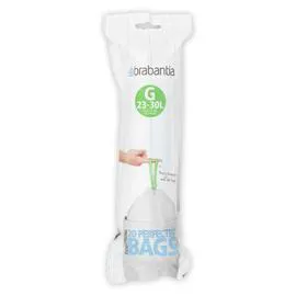 BRABANTIA Sacs plastique 30L x20
