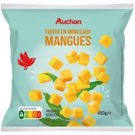 AUCHAN Mangues en morceaux 450g