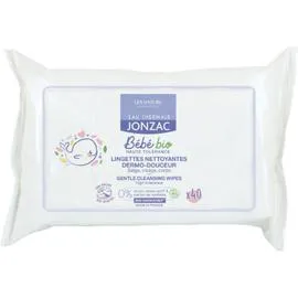 LÉA NATURE, JONZAC Lingettes bébé nettoyantes dermo-douceur Bio x40