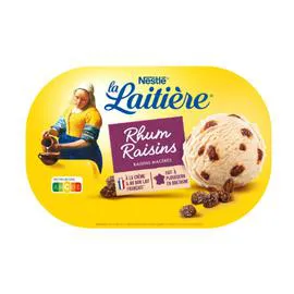 NESTLÉ, LA LAITIÈRE Glace rhum raisin 490g