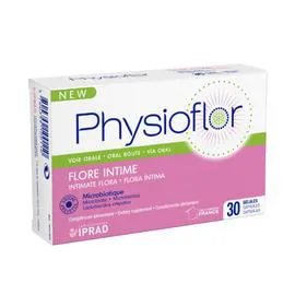 PHYSIOFLOR Compléments alimentaires Flore intime probiotiques x30