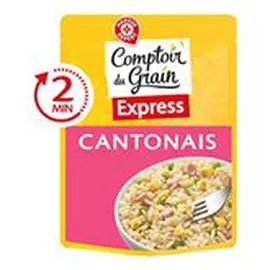 MARQUE REPÈRE, COMPTOIR DU GRAIN Riz cantonais Express 2 min 250g