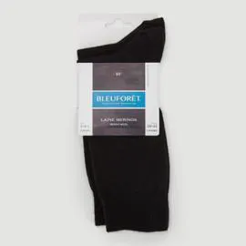 BLEUFORÊT Paires de Chaussettes Laine Merinos Lot de 2 Taille 39/42 l'unité