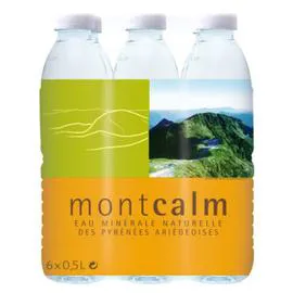 MONTCALM Pack Eau Minérale Naturelle 6x50cl