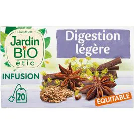 LÉA NATURE, JARDIN BIO ÉTIC Infusion digestion légère Bio 30g