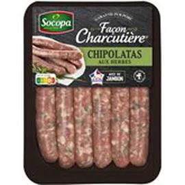 SOCOPA Chipolatas aux herbes x6 330g